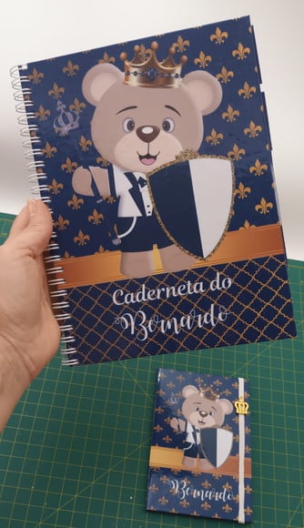 Caderneta Vacinação Bernardo Ursinho Rei