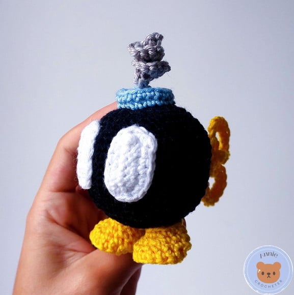 Bob-omb em Amigurumi