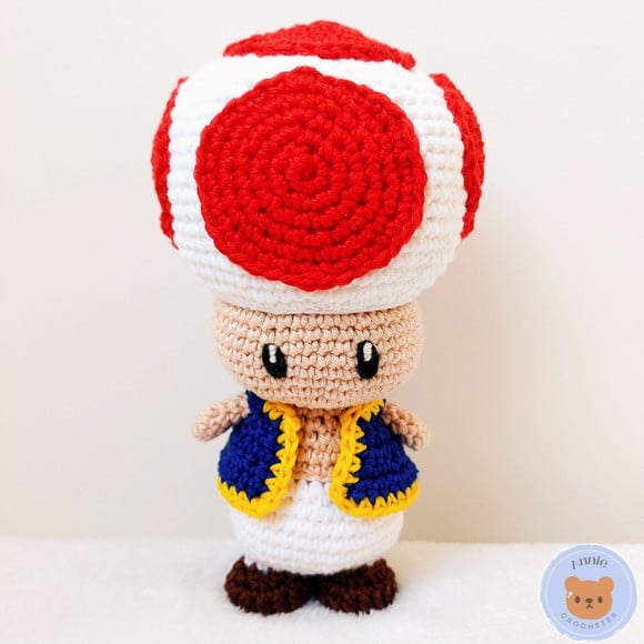 Toad em Amigurumi
