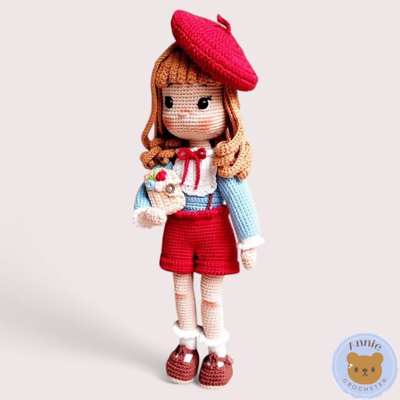 Boneca de Crochê Amigurumi Kaylin