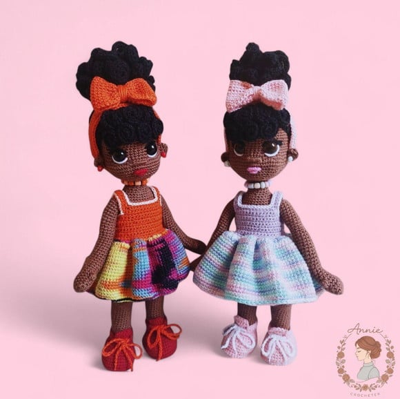 Boneca de Crochê Nívea