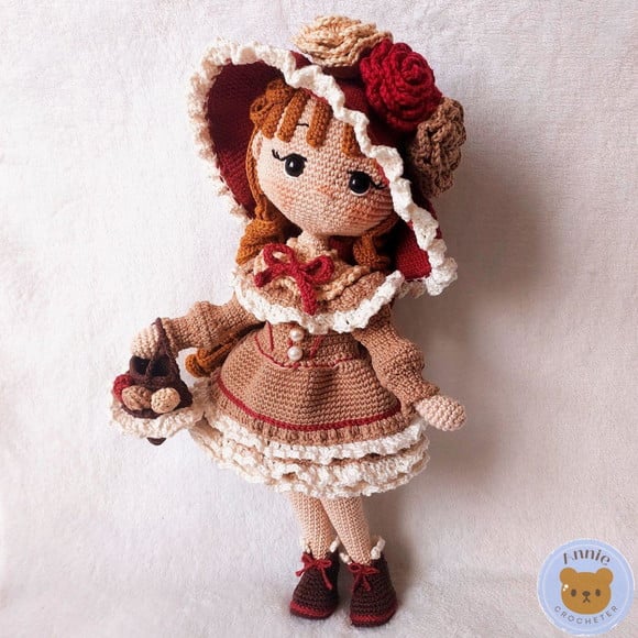 Boneca de Crochê Josephine