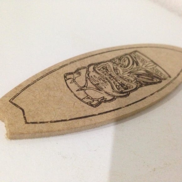 Pranchinha mdf gravada