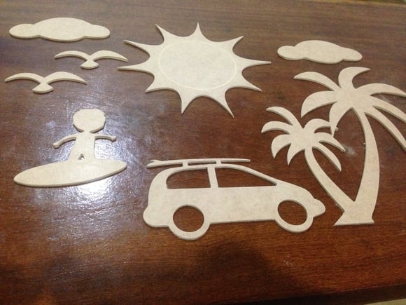Recortes tema praia