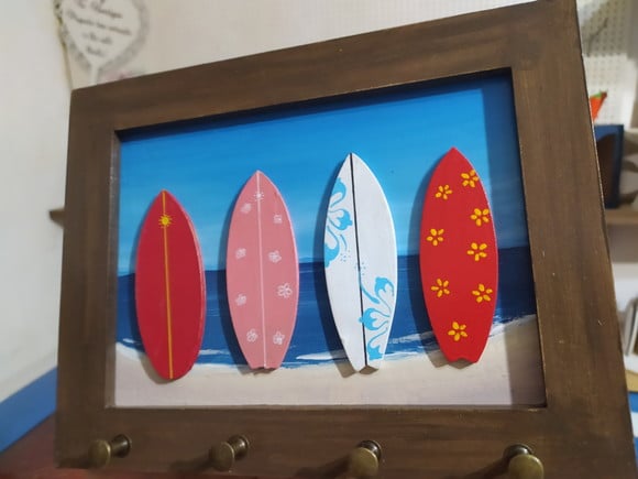 Porta chaves pranchas de surf