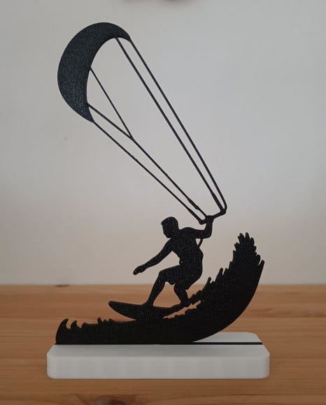 Enfeite de Mesa Kite Surf 20 cm