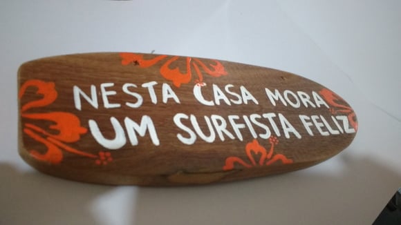 Plaquinha surf