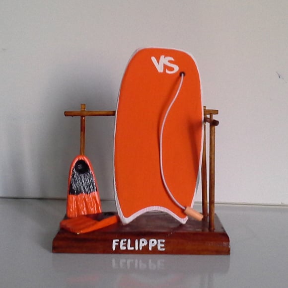 Mini Prancha de Surf Bodyboard com nome