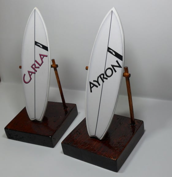 Mini Prancha de Surf Decorativa 20cm