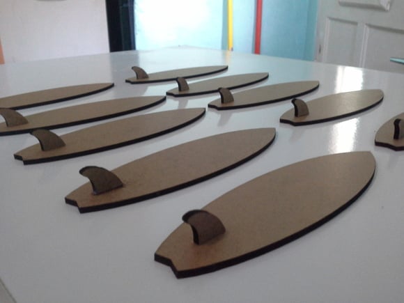 Pranchas de mdf com Quilha 14cm