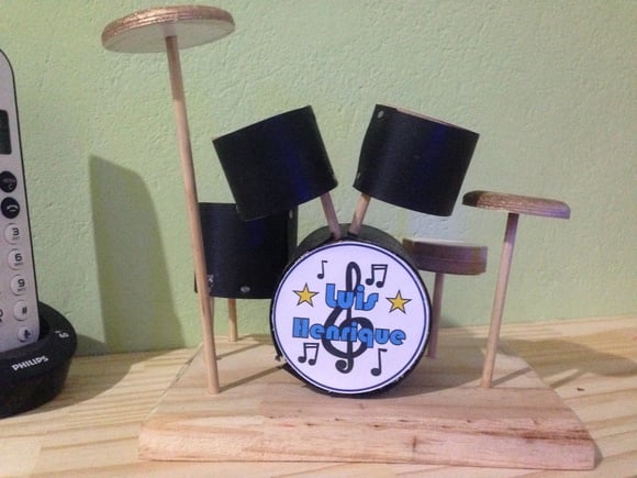 Miniatura de bateria personalizada