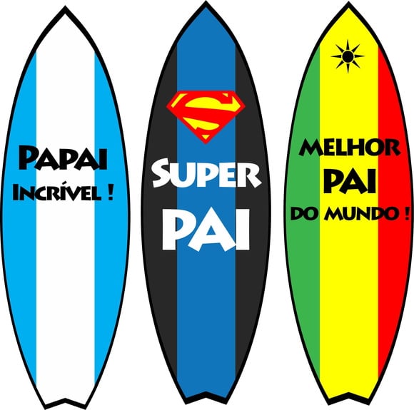 Adesivos Prancha super pai