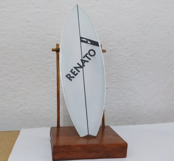 Mini Prancha de Surf Decorativa Personalizada 20cm
