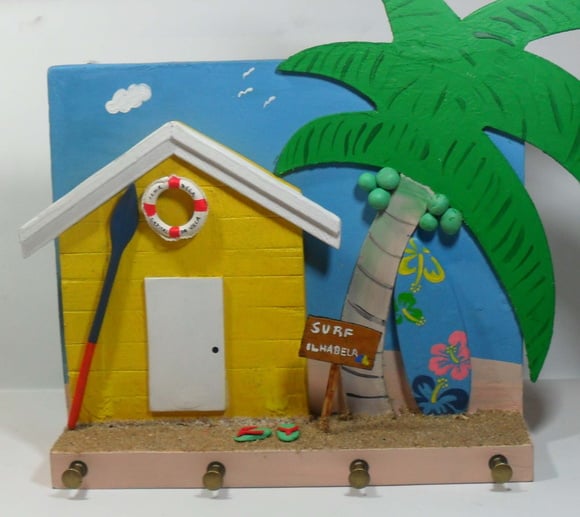 Porta chaves surf