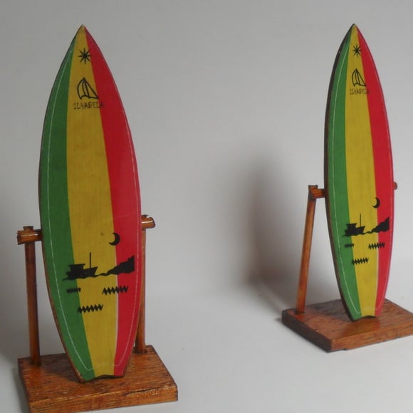 Mini Prancha De Surf Reggae Decorativa