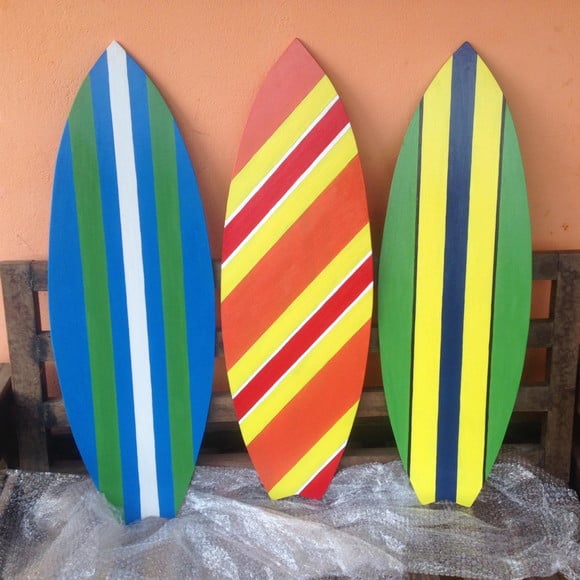 Trio de Prancha Surf decorativa 90 cm