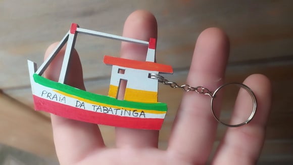 Barquinho de Pesca Chaveiro