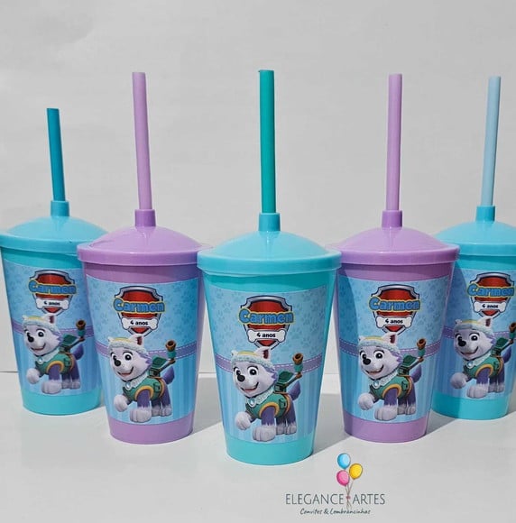 Copo Twister 400ml Everest Patrulha Canina