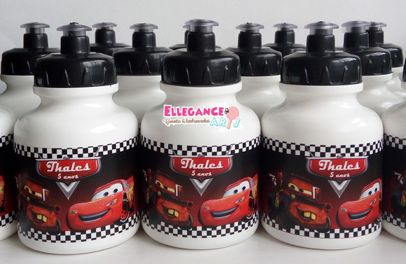 Garrafinha Squeeze Carros