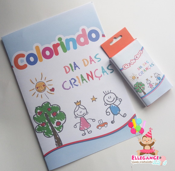 Livrinho de Colorir Dia das Crianças