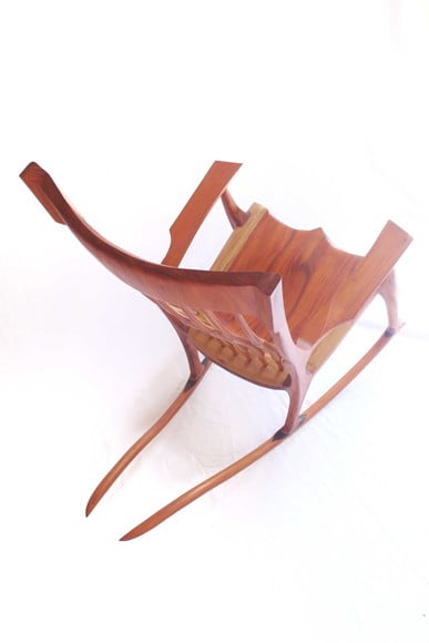 Cadeira de Balanço com Inspiração em Sam Maloof