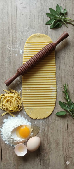 Rolo para Cortar Macarrão - Cumaru - 44 cm