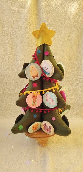 Árvore de Natal de Chão para criança em Feltro